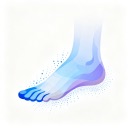 Foot numbness illustration